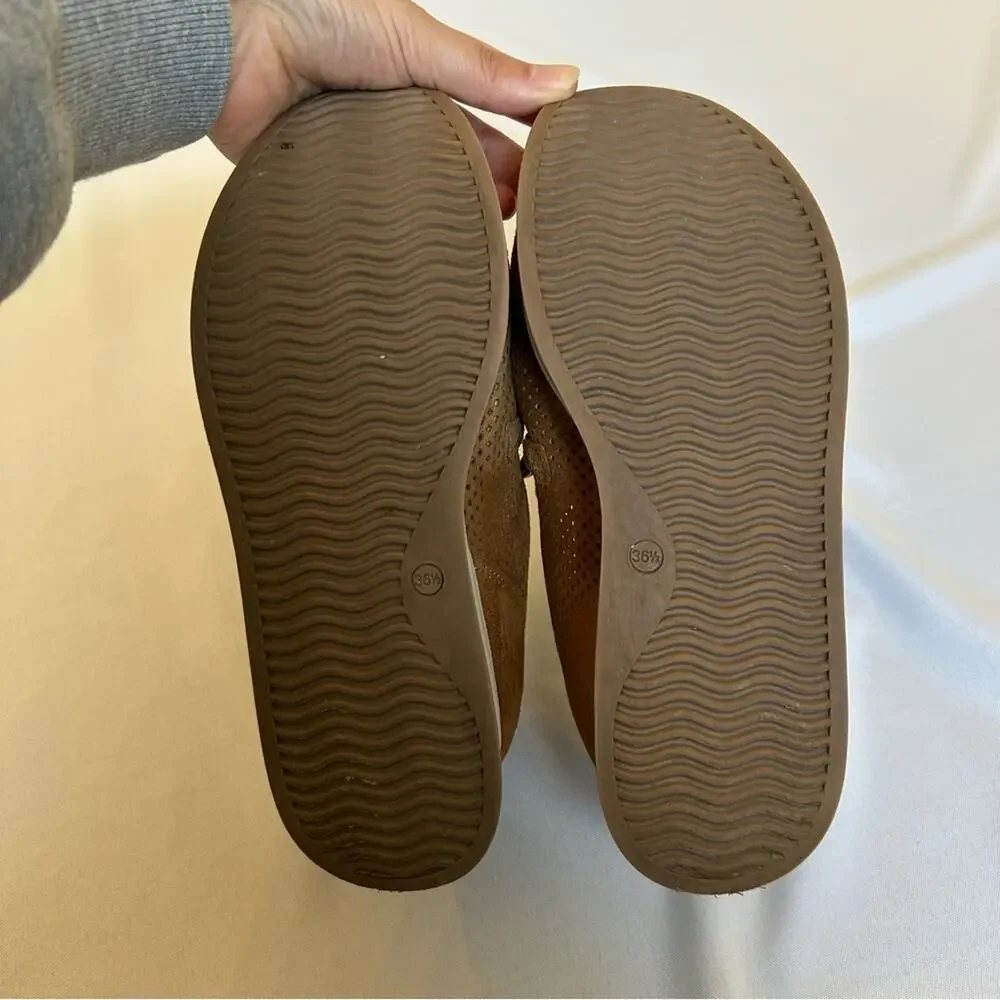 Softwaves Cadie Slip-On Platform Sneaker Cognac Size 36.5